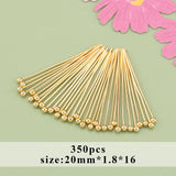 18k Plated Jewelry Accessories 25g/lot