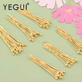18k Plated Jewelry Accessories 25g/lot