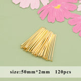18K Plated Needle Jewelry Accessories 20g/Lot