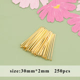 18K Plated Needle Jewelry Accessories 20g/Lot