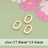 18k Plated Lobster Clasp Hooks for Necklace Bracelet