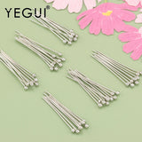 Rhodium Plated Copper Metal Jewelry Accessories 25g/lot