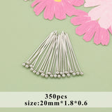 Rhodium Plated Copper Metal Jewelry Accessories 25g/lot