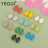 MB15 Jewelry Accessories 18k Plated Copper Charms Hand Made DIY Pendants
