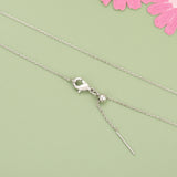 MB25 Thin Necklace 18K Plated Mash Up Long Chain DIY 6pcs