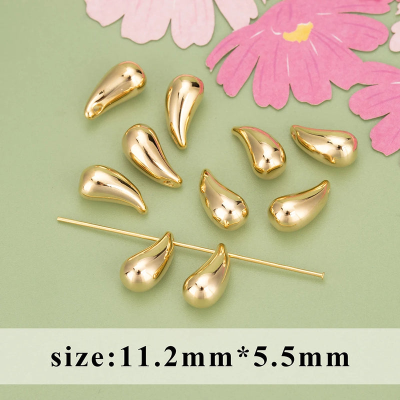 18k Rhodium Plated Jewelry Findings, 10pcs/lot