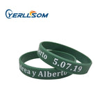 YERLLSOM 20pcs High Silicone Bracelets with Personalized Wiring