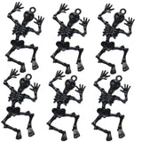10pcs Skeleton Body Skull Charms DIY Necklace Keychain 50*27MM