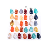 20pcs/lot Colorful Water Drop Loose Beads DIY Jewelry Making Accessories