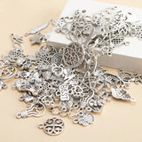 90pcs Mixed Style Charms Pendants for Jewelry Making