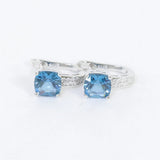 925 Silver Colorful Stone Hanggie Earrings For Women