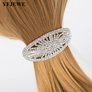 Vintage Rhinestone Flowers Hair Jewelry for Bridal