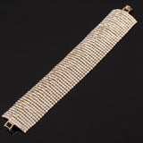 Rhinestone Link Bracelet Crystal Bangle Wedding Party Accessory