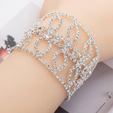 Rhinestone Crystal Bridal Wedding Bracelet B160