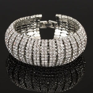 Crystal Bracelets For Women Brides Wedding Jewelry B123