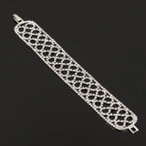 Rhinestone Crystal Bridal Wedding Jewelry Bracelet for Women B143