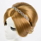 Crystal Head Chain Hair Band Summer Hair Accessories Party Drop H040