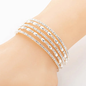Crystal Bracelet Elegant Wedding Party Jewelry Christmas B250