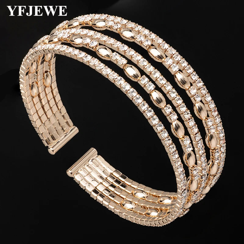 Crystal Bracelet Elegant Wedding Party Jewelry Christmas B250
