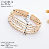 Crystal Bracelet Elegant Wedding Party Jewelry Christmas B250