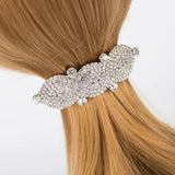 Rhinestone Flower Crystal Hair Clip Comb Bride's Bridesmaid Head Wear #H062