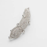 Rhinestone Flower Crystal Hair Clip Comb Bride's Bridesmaid Head Wear #H062