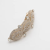 Rhinestone Flower Crystal Hair Clip Comb Bride's Bridesmaid Head Wear #H062