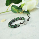 Natural Stones Beaded Wrap Bracelet Unique Friendship Bracelets Jewelry