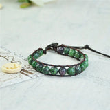 Natural Stones Beaded Wrap Bracelet Unique Friendship Bracelets Jewelry