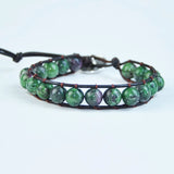 Natural Stones Beaded Wrap Bracelet Unique Friendship Bracelets Jewelry