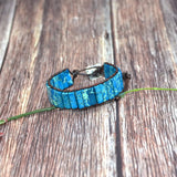 Bohemia Leather Wrap Bracelet with Semi Precious Stones