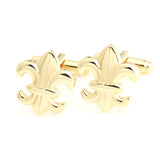 Enamel Fleur Di Lis Cufflinks - Flower Design