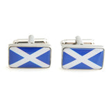 YH-1840 UK,Scotland,Spain,Netherlands Flag Cufflinks