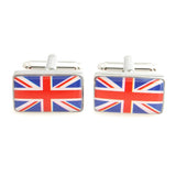 YH-1840 UK,Scotland,Spain,Netherlands Flag Cufflinks