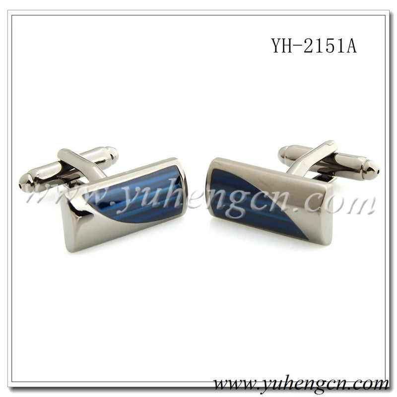 YH-2151A Red Enamel Cufflinks for Men