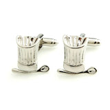 YH-336 Winebottle & Wineglass Novelty Cufflinks