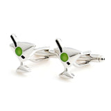 YH-336 Winebottle & Wineglass Novelty Cufflinks