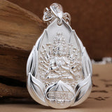 Benming Buddha Pendant Guanyin Puxian Necklace