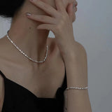YH Broken Necklace Small Sense Clavicle Chain Women's