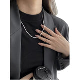YH Broken Necklace Small Sense Clavicle Chain Women's