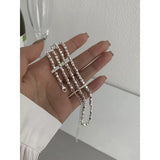YH Broken Necklace Small Sense Clavicle Chain Women's