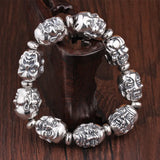 YH Retro 18 Arhat Bracelet Beads Men's Jewelry