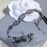 YH Diamond Pig Nose Bracelet No Clasp