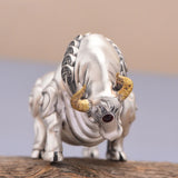 YH Lucky Ox Ornament Reversing Universe Handle High-end Gift