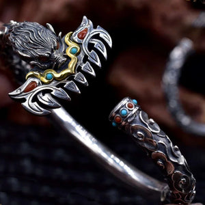 YH Nine-tooth Nail Rake Bracelet Male Domineering Pig Year