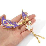 Yuanshen Clear Clock Fan Pendant Brooch - Two-dimensional Cos Accessories