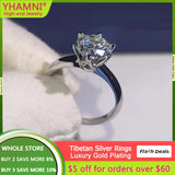 Tibetan Silver Wedding Band with Cubic Zircon - 8mm - Women Bride