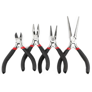 Jewelry Pliers 4.5'' Long Needle Round Nose Cutting Wire Pliers