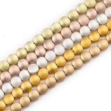 Matte Hematite 8mm Coin Spacer Beads 48pcs