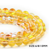 Yellow Flash Labradorite Beads 6/8/10MM for Bracelet DIY